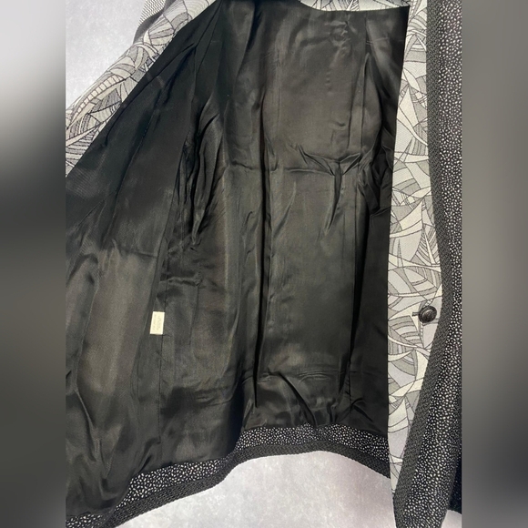 Max‎ & Mabel Vintage artistic mix media Women's  Blazer Size L Jacket - Picture 7 of 8